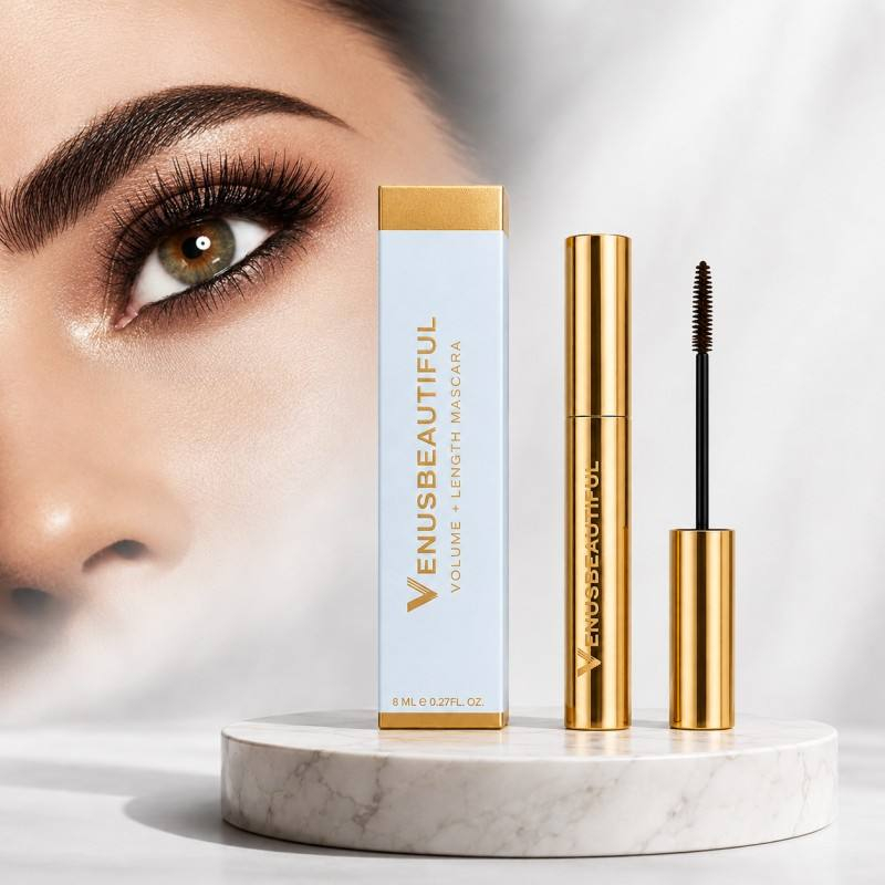 Mascara Venus beautiful avec tube, brosse et boîte