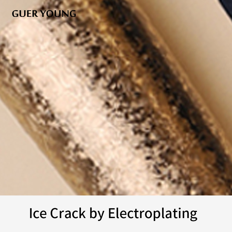 Finition électrolyse effet craquelé